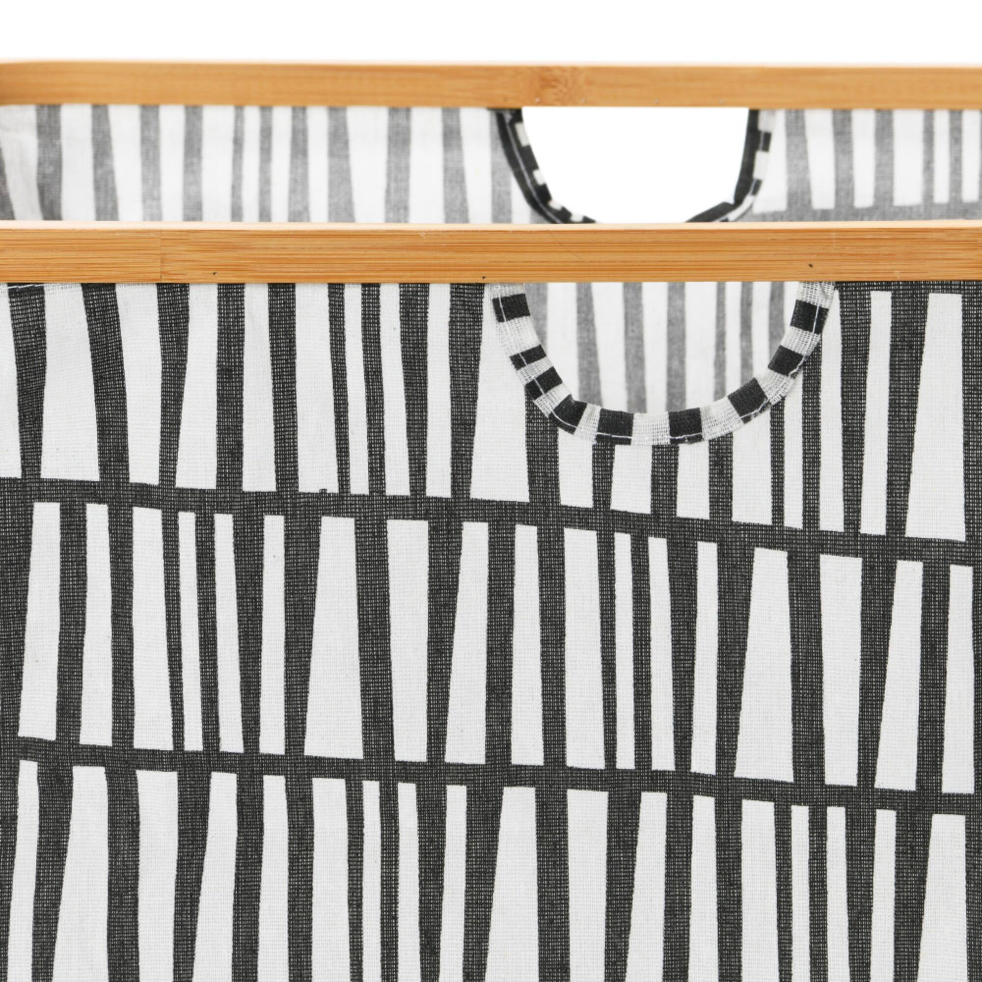 Household Essentials Krush Bamboo Rimmed Basket
